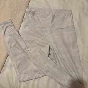 Fabletics Women's Define PowerHold High-Waisted Leggings White Heather Camo